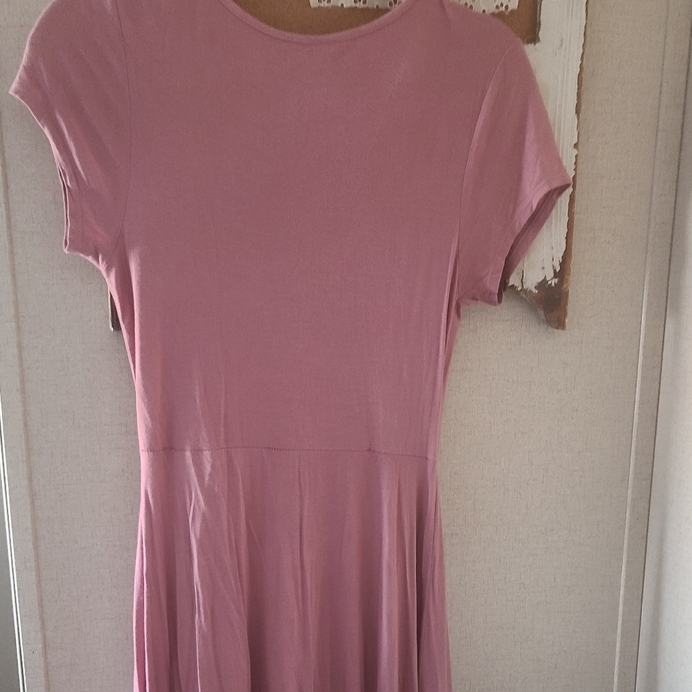 Pink Wrap Dress